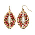 Gs By Gemma Simone Sedona Sunset Collection Bead Marquise Drop Earrings, Women's, Multicolor