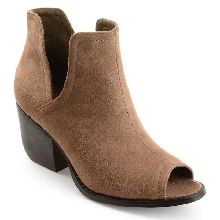 Journee Collection Jordyn Women's Ankle Boots, Size: Medium (10.5), Med Beige