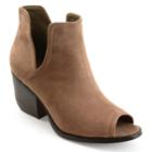 Journee Collection Jordyn Women's Ankle Boots, Size: Medium (10.5), Med Beige