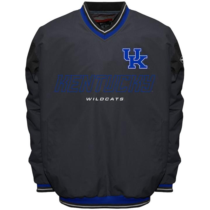 Men's Kentucky Wildcats Rush Windshell Top, Size: Small, Grey