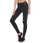 Women's Fila Sport&reg; Multicolor Piped Running Leggings, Size: Xs, Oxford