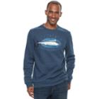 Men's Croft & Barrow&reg; Graphic Fleece Sweater, Size: Xl, Dark Blue