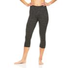 Women's Gaiam Om Renew Capri Yoga Leggings, Size: Xl, White