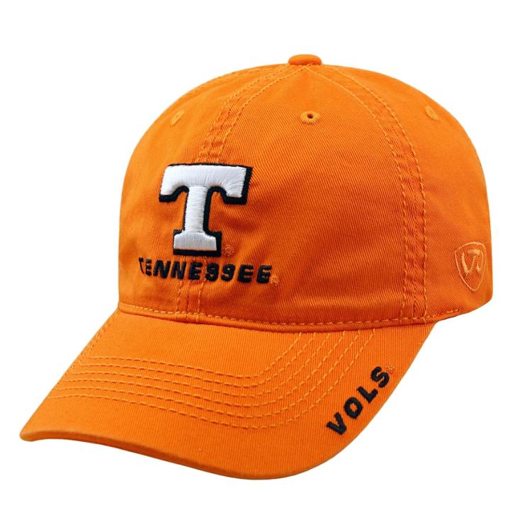 Adult Top Of The World Tennessee Volunteers Undefeated Adjustable Cap, Men's, Lt Orange