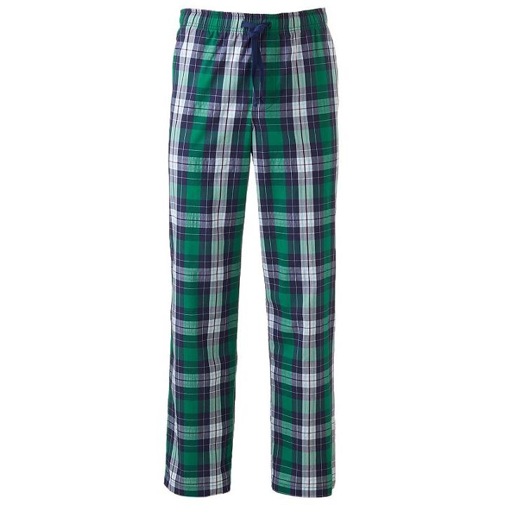 Men's Croft & Barrow&reg; Stretch Lounge Pants, Size: Xl, Green