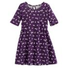 Girls 4-10 Jumping Beans&reg; Curved Seam Dress, Girl's, Size: 5, Med Purple