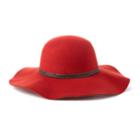 Scala Braided Trim Ultrafelt Floppy Hat, Women's, Orange Oth