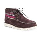 Muk Luks Victoria Women's Water-resistant Moccasin Boots, Girl's, Size: 9, Brown