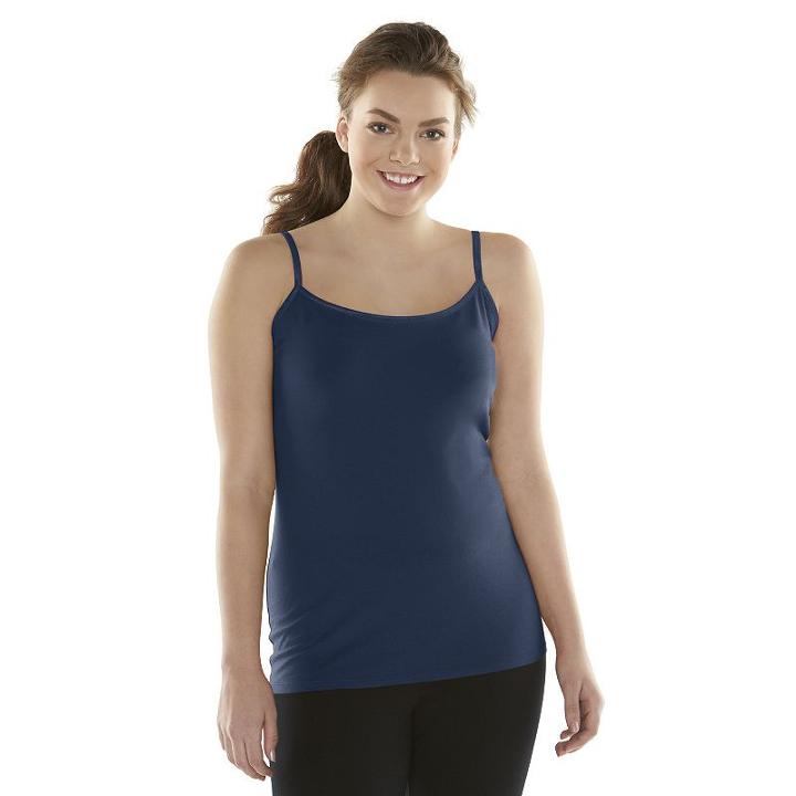 Juniors' Plus Size So&reg; Satin-trim Tank Top, Teens, Size: 1xl, Blue
