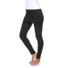 White Mark Skirted Leggings - Women's, Size: Medium, Black