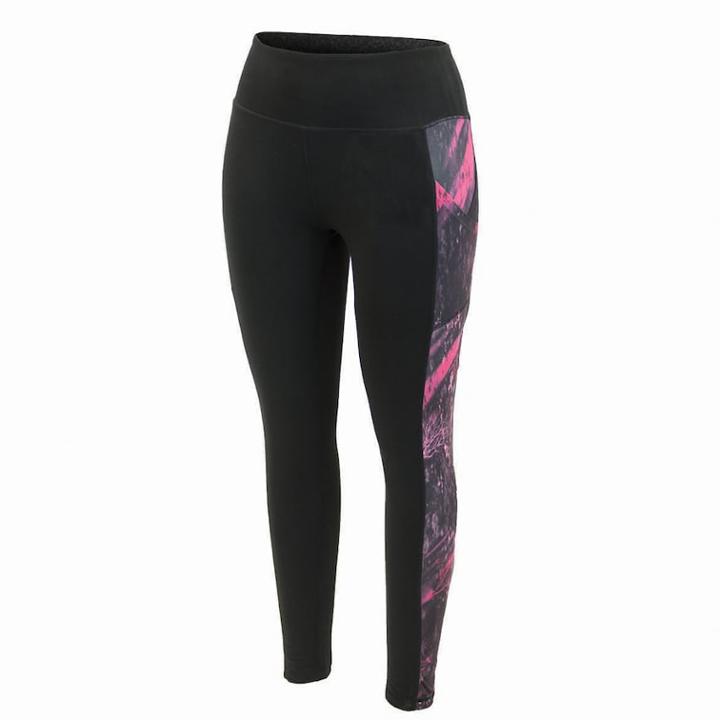 Women's Realtree Ascent Side Panel Ankle Leggings, Size: Xl, Black