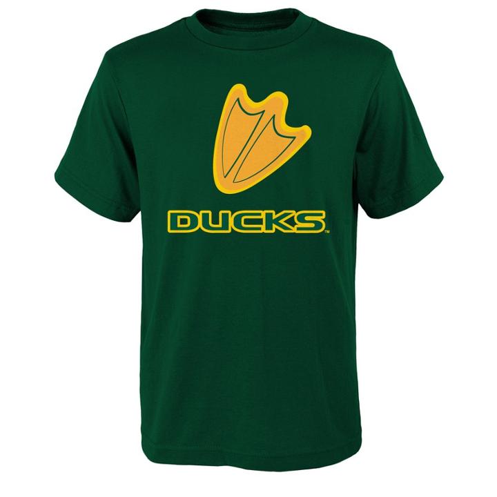 Boys 4-18 Oregon Ducks Primary Logo Tee, Size: 4-5, Green