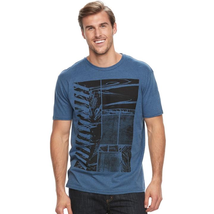 Big & Tall Apt. 9 &reg; Feathers 2 Abstract Graphic Tee, Men's, Size: 4xb, Blue (navy)