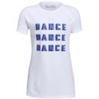 Girls 7-16 Under Armour Dance Dance Dance Tee, Size: Large, White