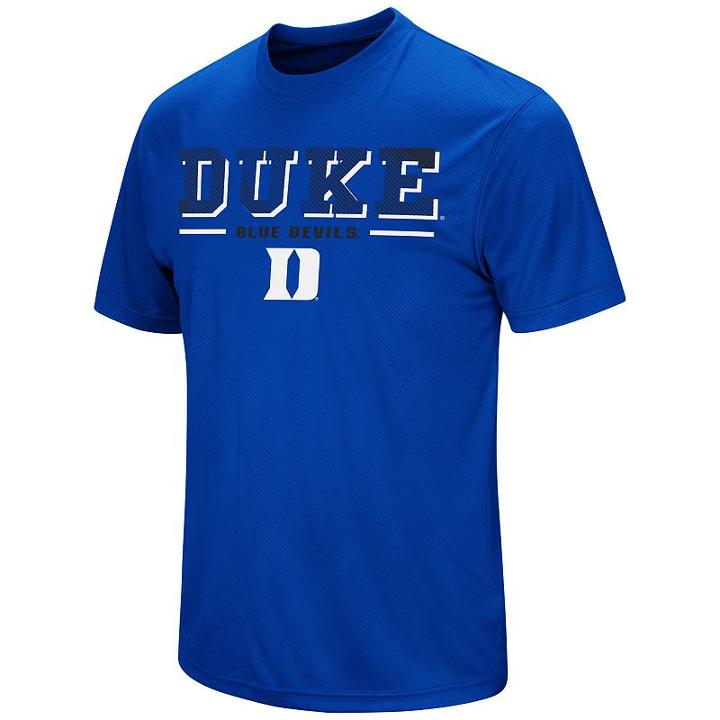 Men's Colosseum Duke Blue Devils Embossed Tee, Size: Large, Med Blue