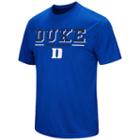 Men's Colosseum Duke Blue Devils Embossed Tee, Size: Large, Med Blue
