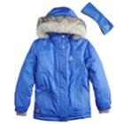 Girls 7-16 Zeroxposur Gigi Snowboard Heavyweight Jacket With Headband, Size: 14, Light Pink
