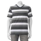 Men's Method Classic-fit Mock-layer Tee, Size: Xl, Black