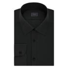 Big & Tall Arrow Regular-fit Poplin Wrinkle-free Dress Shirt, Men's, Size: 17 37/8t, Deep Black