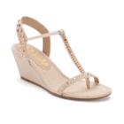 New York Transit Bright Lady Women's Wedge Sandals, Size: 7 Wide, Natural