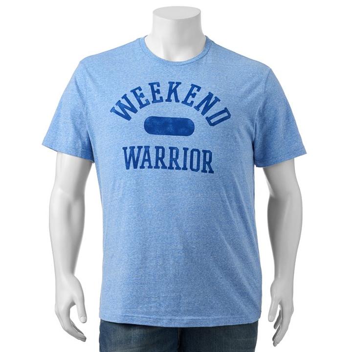 Big & Tall Sonoma Goods For Life&trade; Weekend Warrior Tee, Men's, Size: 4xb, Med Blue