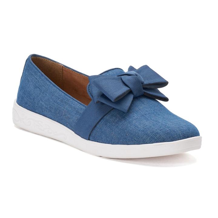 Soft Style By Hush Puppies Padme Women's Slip-on Shoes, Size: Medium (6), Med Blue