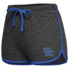 Juniors' Campus Heritage Kentucky Wildcats Get A Strike Gym Shorts, Women's, Size: Xl, Med Blue