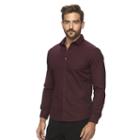 Men's Marc Anthony Slim-fit Patterned Stretch Button-down Shirt, Size: Small, Purple