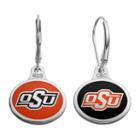 Fiora Oklahoma State Cowboys Sterling Silver Team Logo Drop Earrings, Girl's, Multicolor
