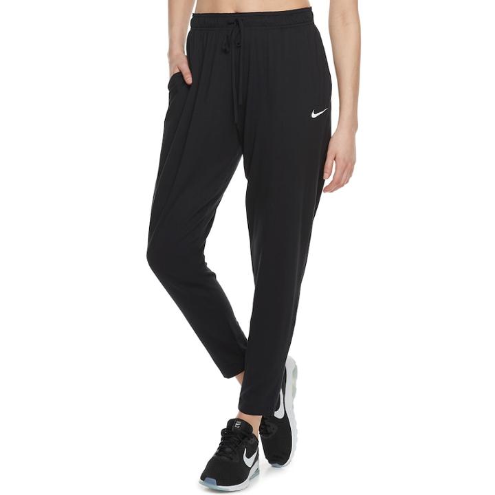 Women's Nike Flow Victory Pants, Size: Large, Grey (charcoal)
