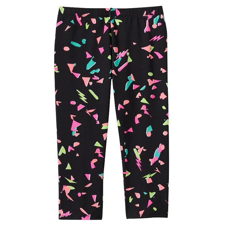 Girls 7-16 & Plus Size So&reg; Patterned Capri Leggings, Girl's, Size: 12, Oxford