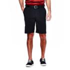 Men's Haggar&reg; Cool 18&reg; Solid Oxford Shorts, Size: 29, Black