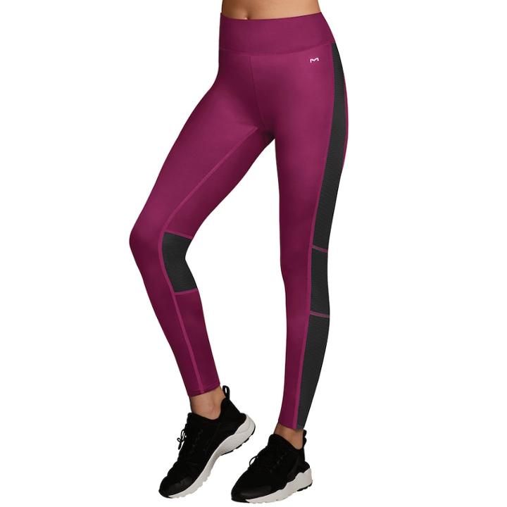 Women's Maidenform Sport Base Layer High-waisted Leggings, Size: Large, Red