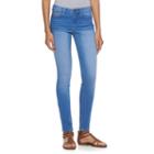Juniors' Mudd&reg; Flx Stretch Faded Skinny Jeans, Girl's, Size: 17 Long, Med Blue