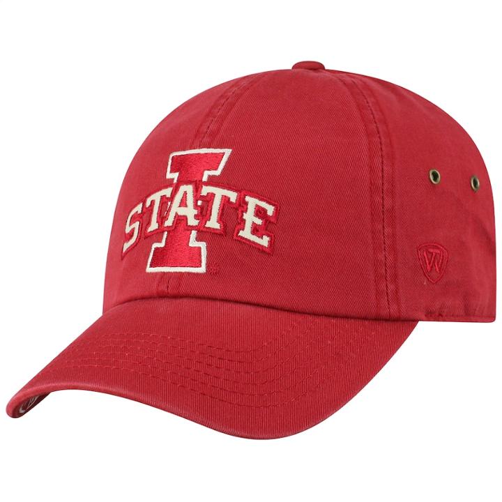 Adult Top Of The World Iowa State Cyclones Reminant Cap, Men's, Med Red