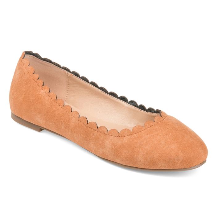 Journee Collection Netta Women's Flats, Size: 12, Brown