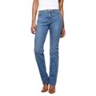 Women's Levi's 512 Perfectly Slimming Straight Leg Jeans, Size: 8/29 Short, Blue