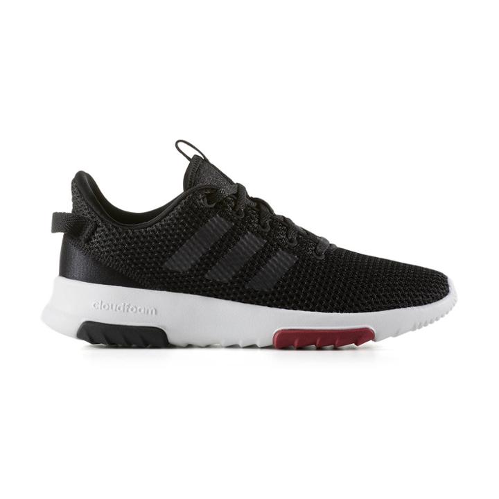 Adidas Neo Cloudfoam Racer Women's Sneakers, Size: 7.5, Black