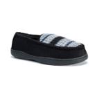 Muk Luks Men's Henry Loafer Slippers, Size: Medium, Black