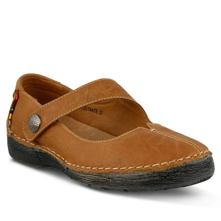 Spring Step Debutante Women's Mary Jane Shoes, Size: 41, Med Brown