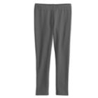 Girls 4-10 Jumping Beans&reg; Solid Full-length Fleece Leggings, Size: 10, Dark Grey