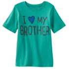 Boys 4-7x Jumping Beans&reg; I Love My Family Tee, Size: 7, Dark Green