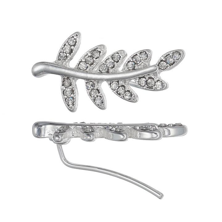 Lc Lauren Conrad Branch Nickel Free Ear Climbers, Women's