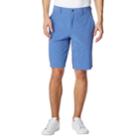Men's Coolkeep Classic-fit Stretch Performance Flat-front Shorts, Size: 40, Blue