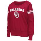 Women's Campus Heritage Oklahoma Sooners Wiggin' Fleece Sweatshirt, Size: Large, Med Red