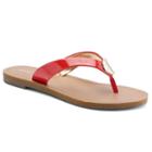 Apt. 9&reg; Luckily Women's Sandals, Size: 8.5, Med Red