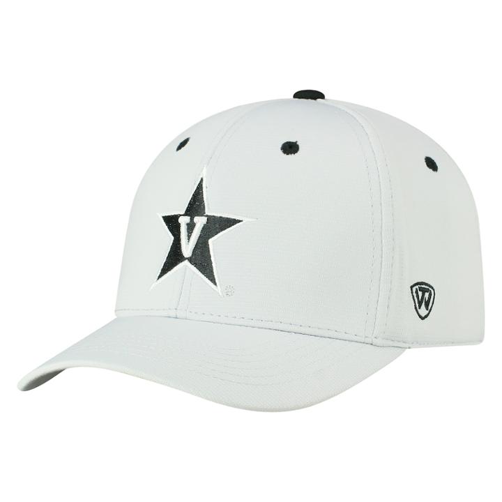 Adult Top Of The World Vanderbilt Commodores High Power Cap, Men's, Light Grey