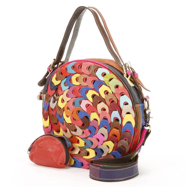 Amerileather Dream Catcher Convertible Leather Crossbody Bag, Women's, Multicolor