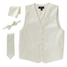 Men's Steven Land Solid 4-pc. Vest Set, Size: Xl, White
