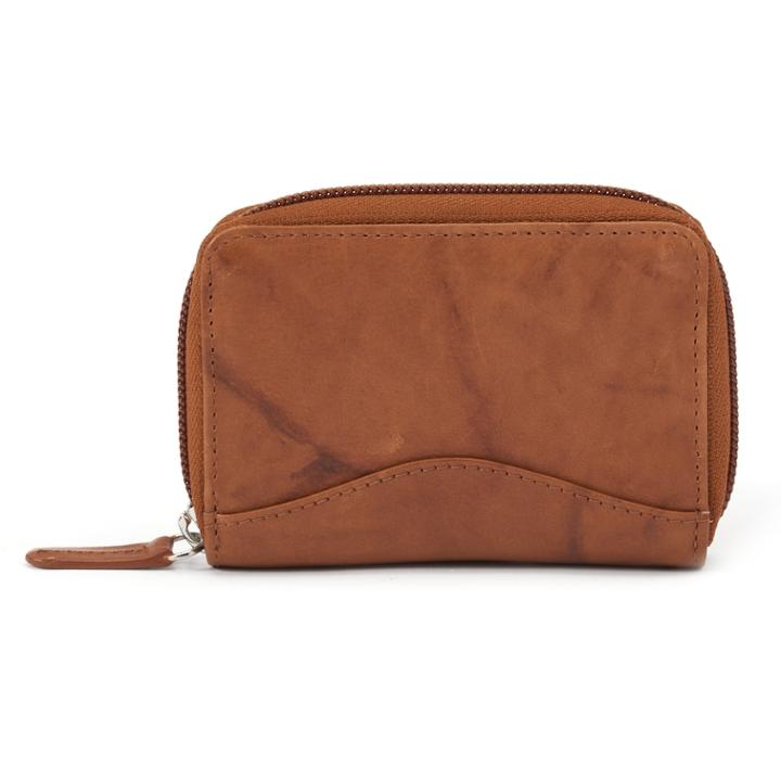 Ili Leather Rfid-blocking Mini Card Case, Women's, Brown